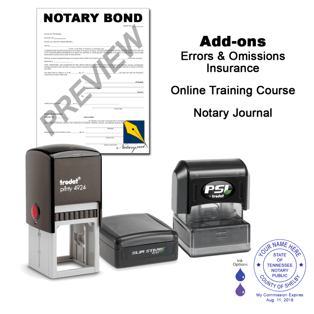 Tennessee Notary Package