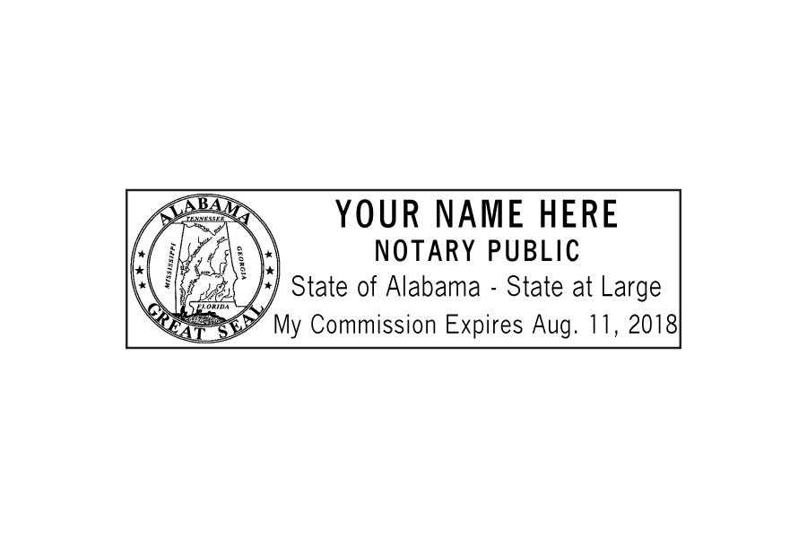 alabama notary stamp