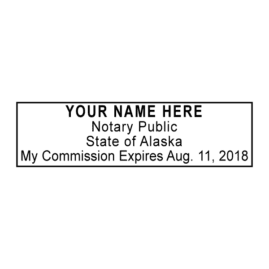 alaska notary stamp