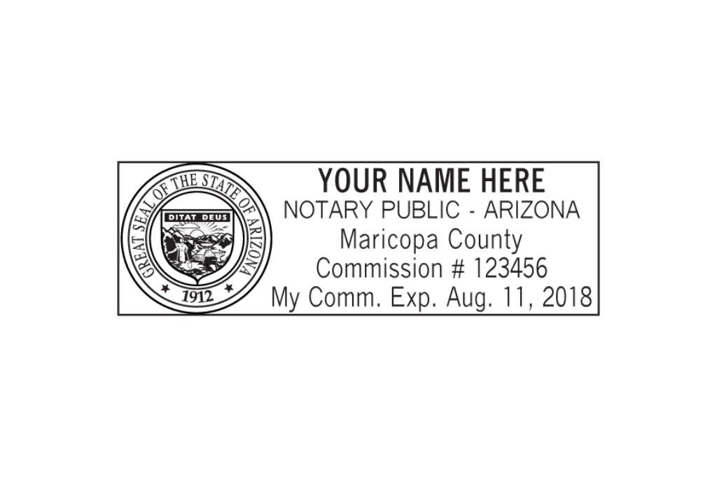 arizona notary stamp
