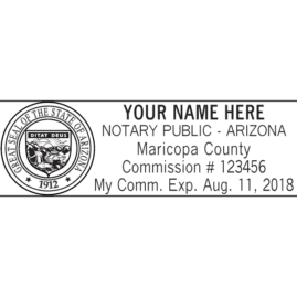 arizona notary stamp