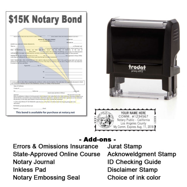California Notary Supplies Package »