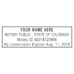colorado notary stamp