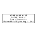 connecticut notary stamp