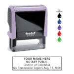 District of Columbia Notary Stamp – Trodat 4913 – Lilac
