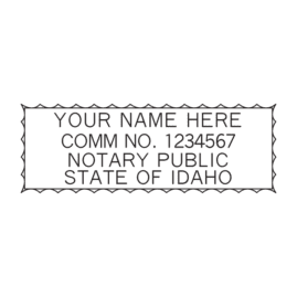 idaho notary stamp