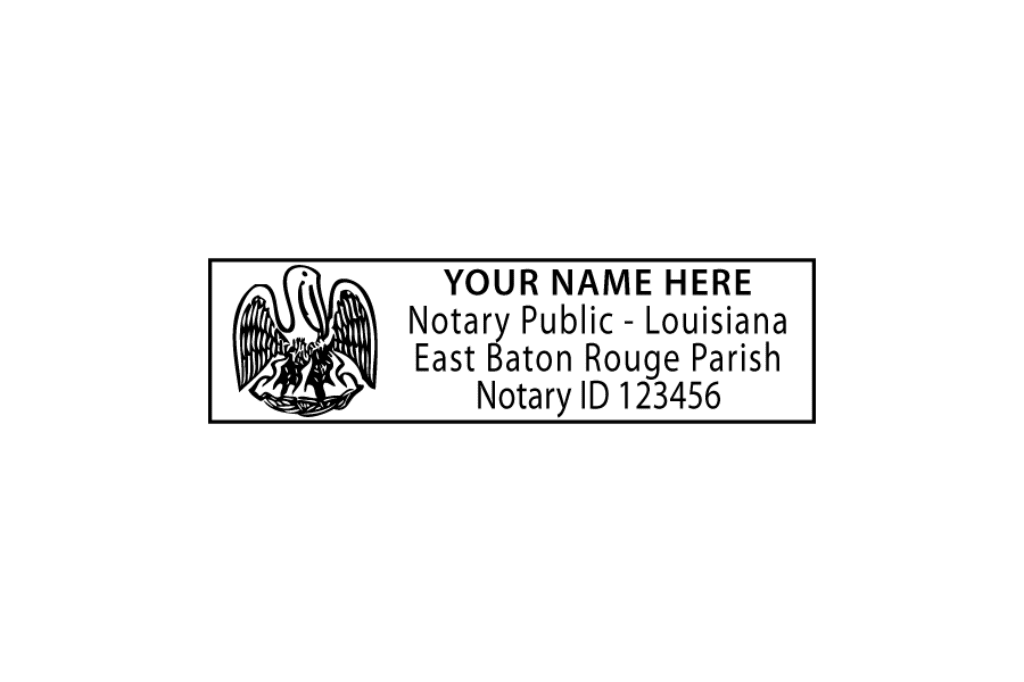 Louisiana notary stamp