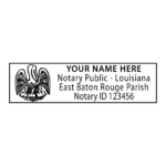 Louisiana notary stamp