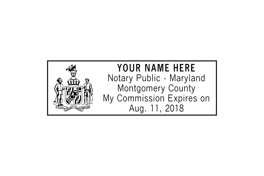 maryland notary stamp