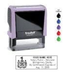 Maryland Notary Stamp – Trodat 4913 – Lilac