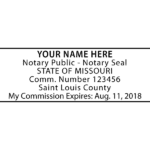 missouri notary stamp