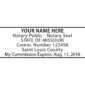 missouri notary stamp