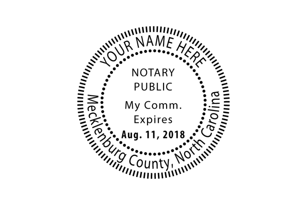 north carolina notary seal