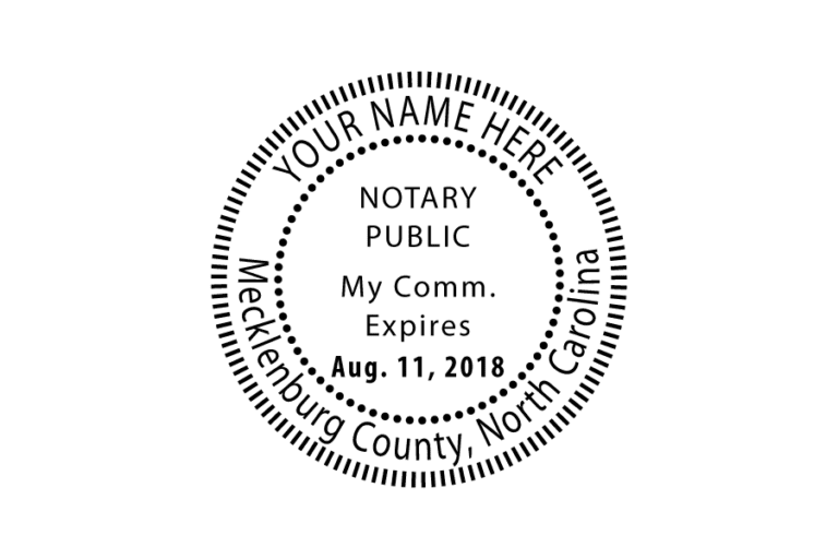 North Carolina Notary Stamp » Notary.net