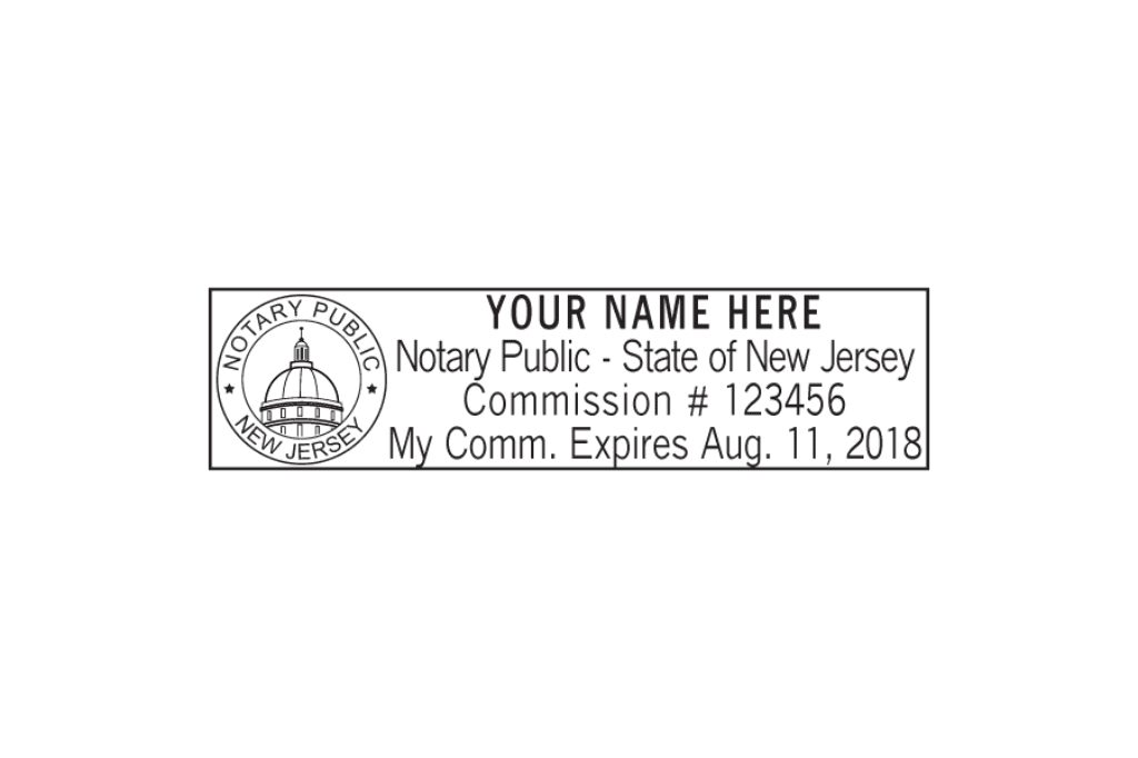 New Jersey Notary Stamp Notary