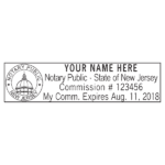 new jersey notary stamp