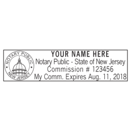new jersey notary stamp