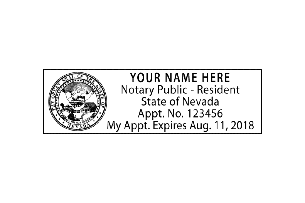 nevada notary stamp