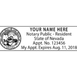 nevada notary stamp