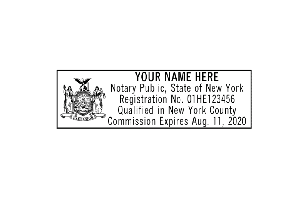 New York Notary Stamp Notary