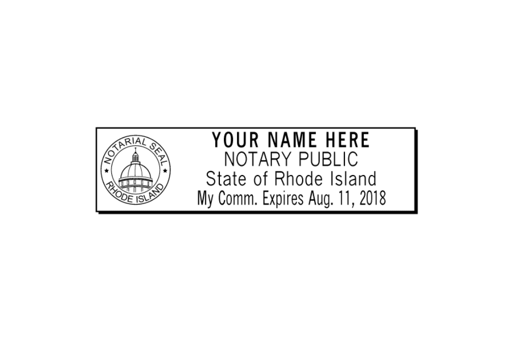 Rhode Island Notary Stamp Notary