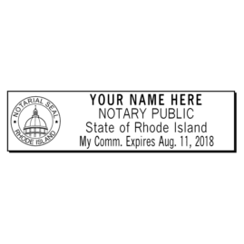 rhode island notary stamp