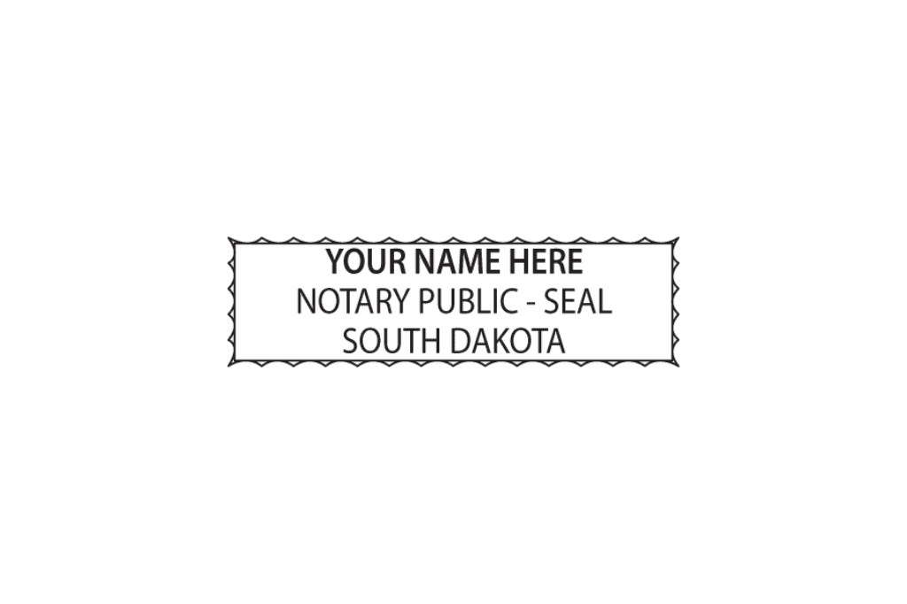 South Dakota Notary Stamp Notary