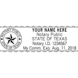 texas notary stamp