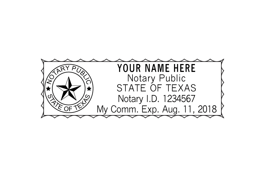 texas notary stamp