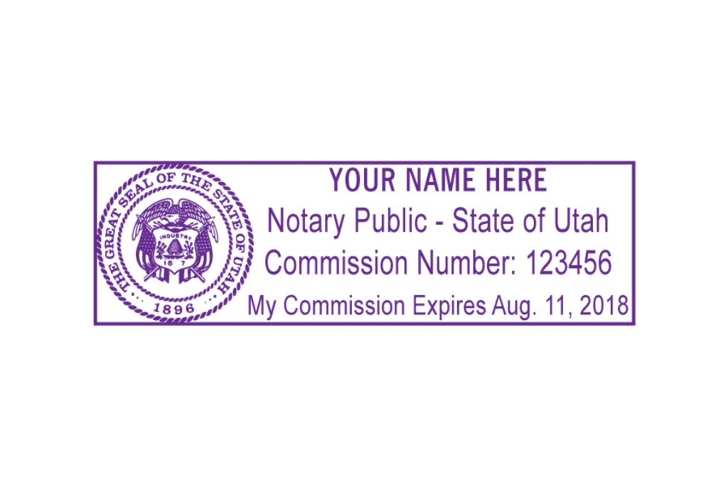 utah notary stamp