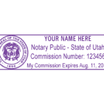 utah notary stamp
