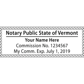vermont notary stamp