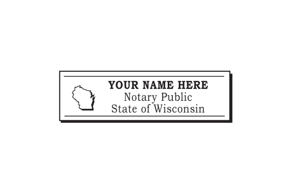 wisconsin notary stamp