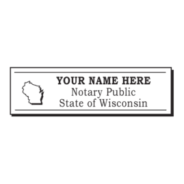 wisconsin notary stamp