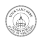 wisconsin notary seal