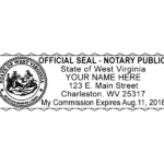 west virginia notary stamp