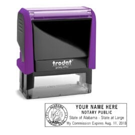 Alabama Notary Stamp - Trodat 4913 Violet
