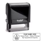 Kansas Notary Stamp – Trodat 4913 – Eco Black