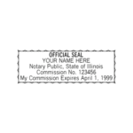 illinois notary stamp