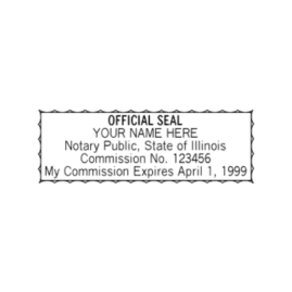 illinois notary stamp