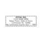 illinois notary stamp