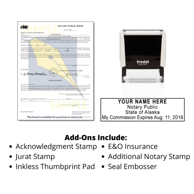 Alaska Notary Supplies Package »