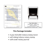 indiana notary supplies package