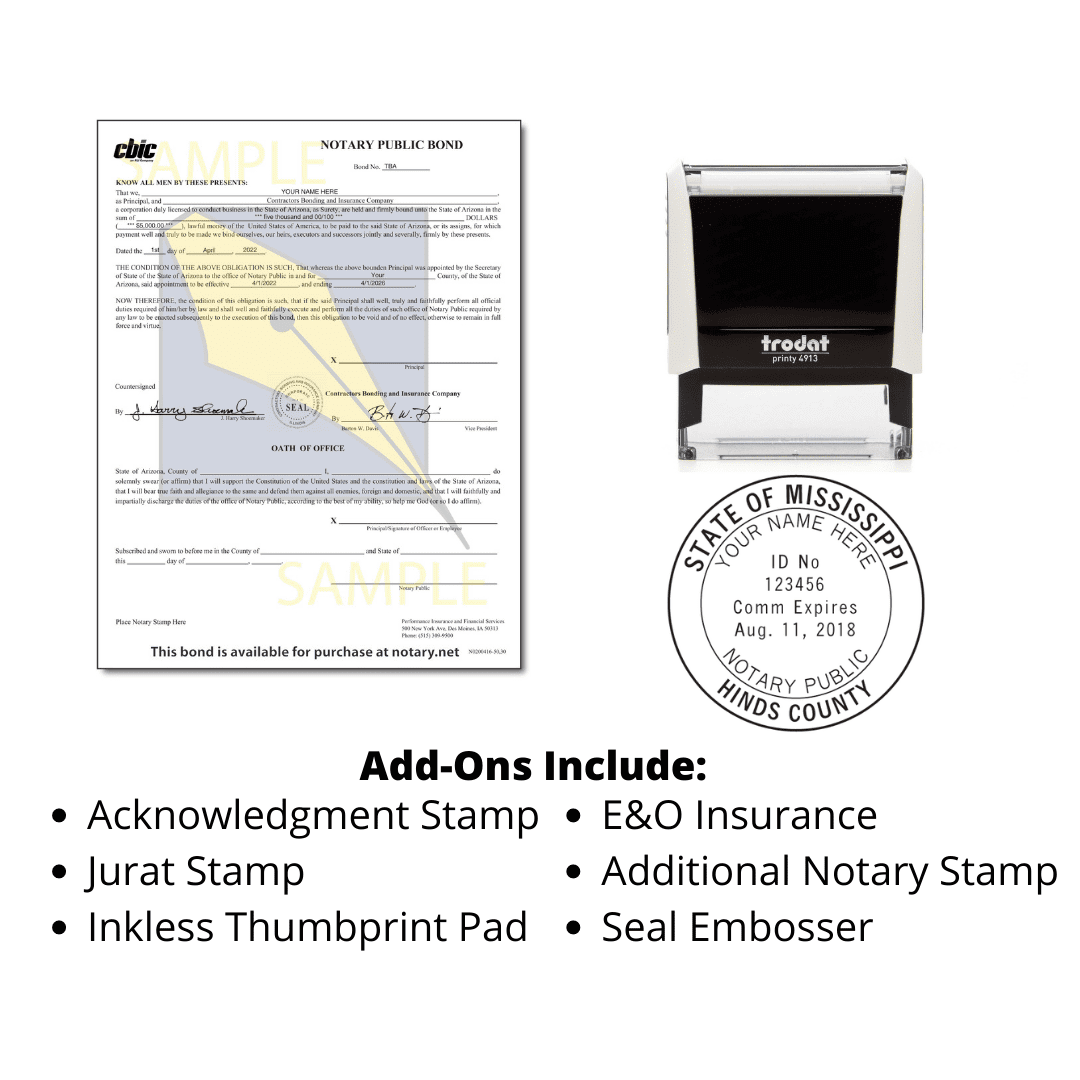 mississippi notary supplies