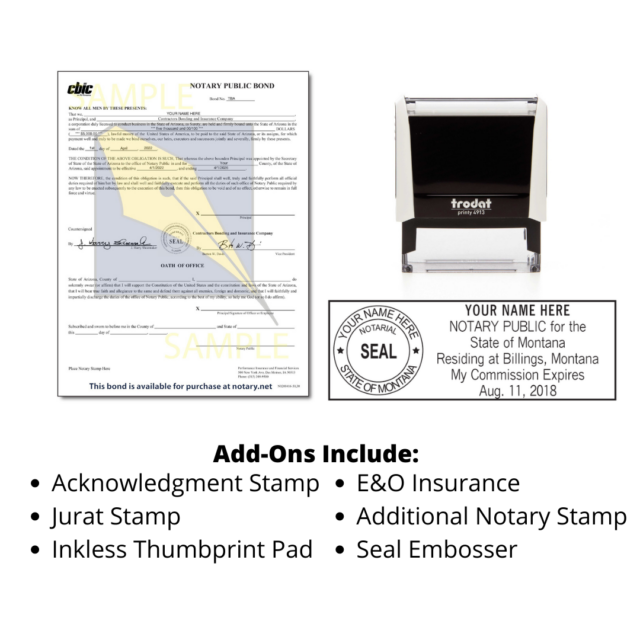 Montana Notary Supplies Package »