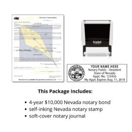 nevada notary supplies package